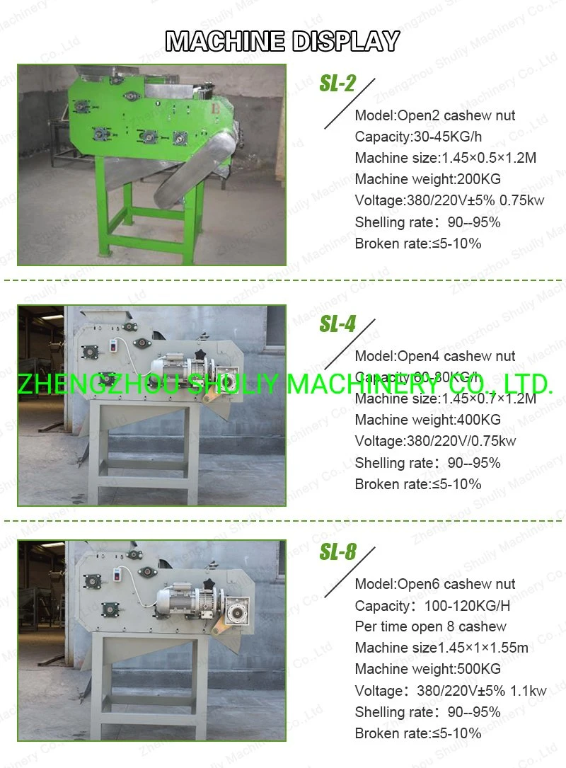 Factory Supply Cashew Nut Sheller/ Cashew Nut Shell Removing Machine From Camy