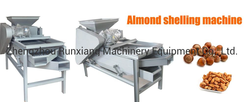 1000kg\H Black Walnut Almond Nuts Shell Breaker Hulling Cracking Machine