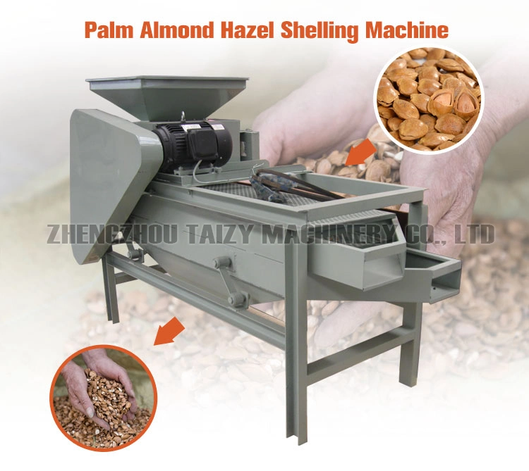 Hot Sale Hazelnut Pecan Nuts Dehulling Cracking Nut Huller Cracker Breaking Almond Shelling Machine