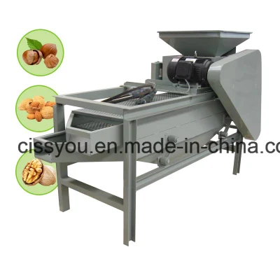 Meilleur Commercial Automatique Électrique Amande Noix De Pécan Noyer Noir Macadamia Outil Crackers Shellers Cracking Shelling Machine