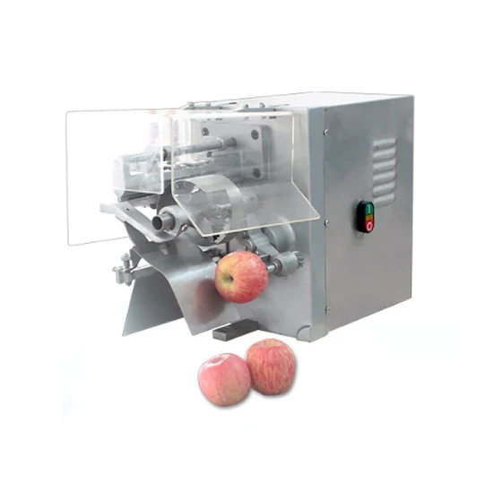 Machine d'enlèvement de peau de fruit commerciale de bureau d'approvisionnement d'usine Machine d'épluchage d'orange de pomme Équipement de carottage et de tranchage