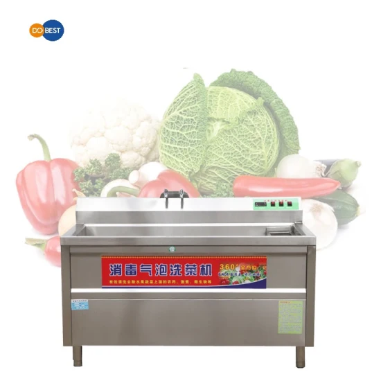 Machine à laver commerciale de légumes de chou de rondelle d'ozone de fruit de pomme de terre de carotte/laveuse de légumes de fruit